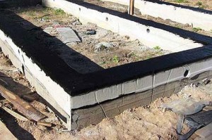 Горизонтальная гидроизоляция газоблока
